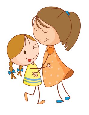 Sisters clipart