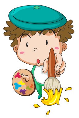 Simple kid clipart