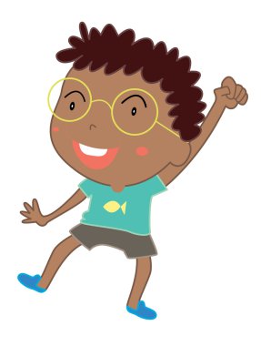 Cute child illustration clipart