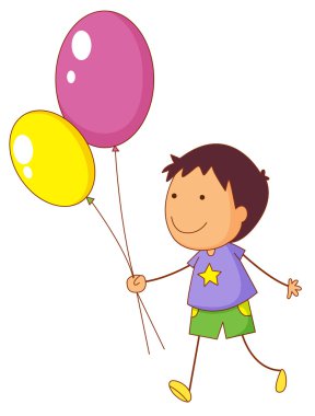 Simple kid clipart