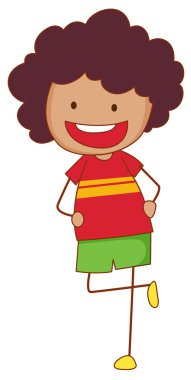 Simple kid clipart