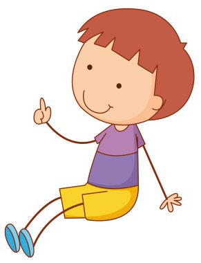 Simple kid clipart