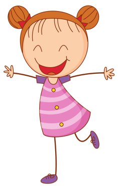 Simple kid clipart