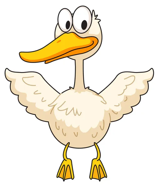 Αστεία ducky — Διανυσματικό Αρχείο
