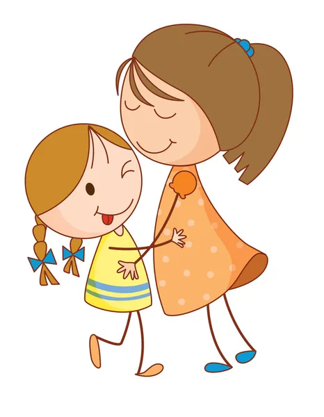 Sisters — Stock Vector