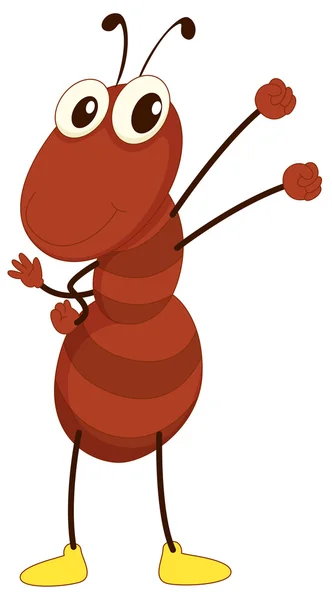 Insecto simple — Vector de stock