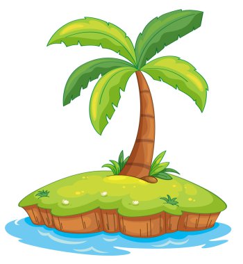 Island paradise clipart