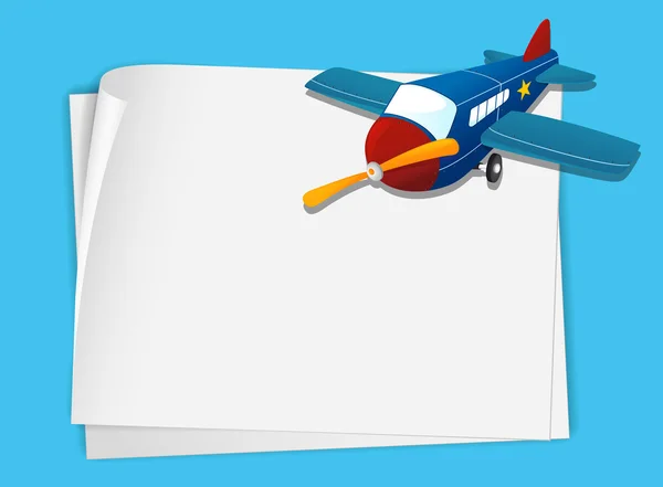 Kağıt Uçak — Stok Vektör