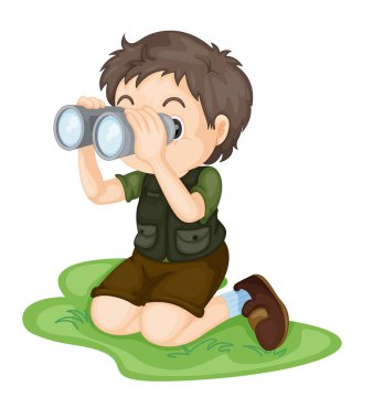 binoculars clipart