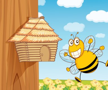 bee hive clipart