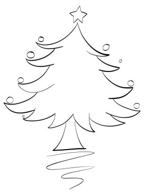 xmas tree clipart