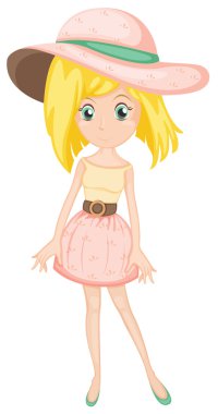 Fashion girl clipart