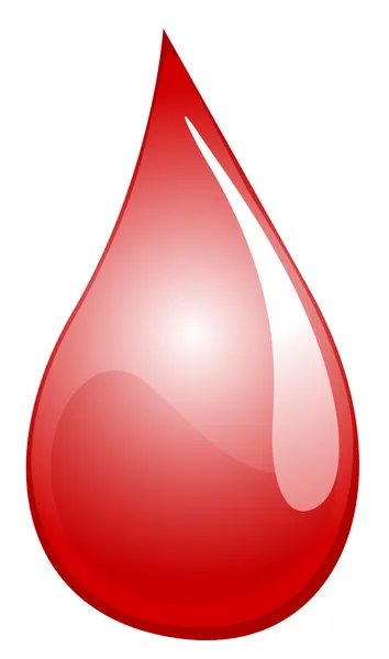 Капля крови — стоковый вектор