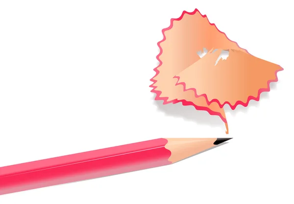 Copeaux de crayon — Image vectorielle