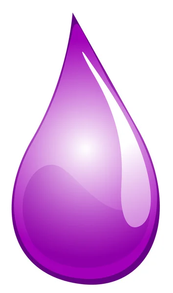 Goutte violette — Image vectorielle