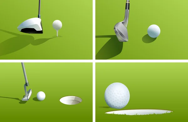 Golf serisi — Stok Vektör