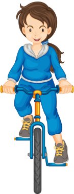 Sports girl clipart