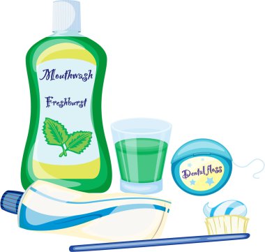 Tooth Cleaning Accessories clipart