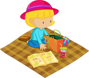 A Girl clipart