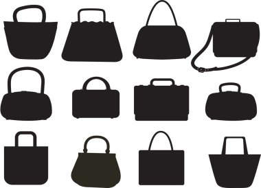 Varities of Handbags clipart