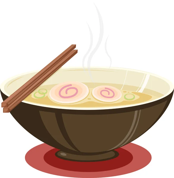 Soup bowl — Stock Vector