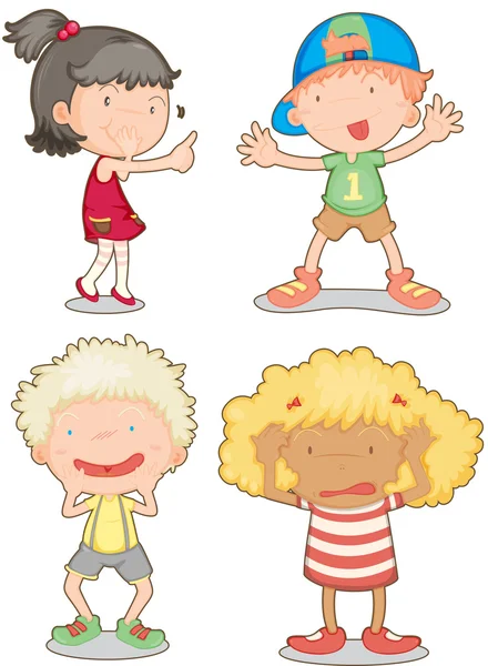 Kids — Stock Vector