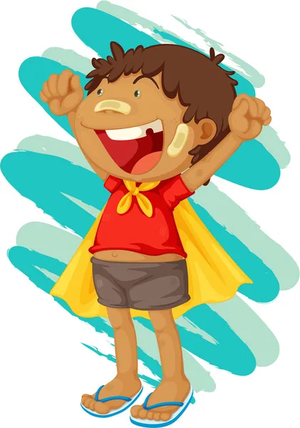 stock vector A Boy