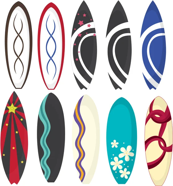Almohadillas de surf — Archivo Imágenes Vectoriales