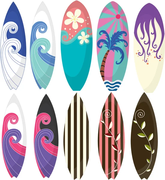 Coussinets de surf — Image vectorielle