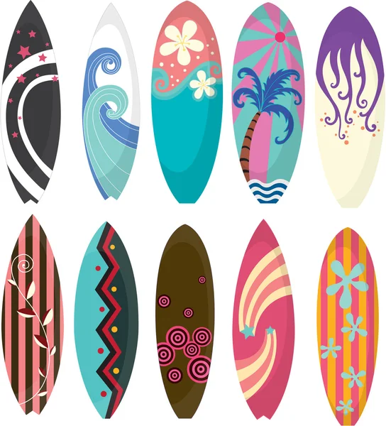 Almohadillas de surf — Archivo Imágenes Vectoriales