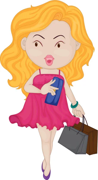 Girl — Stock Vector