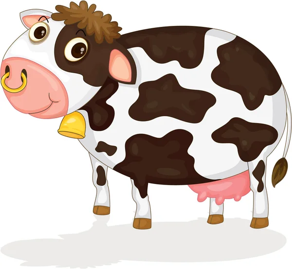 Una mucca — Vettoriale Stock