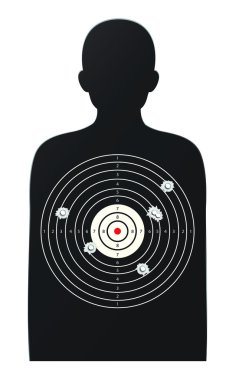 rifle target game clipart