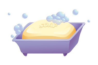 soap and case clipart