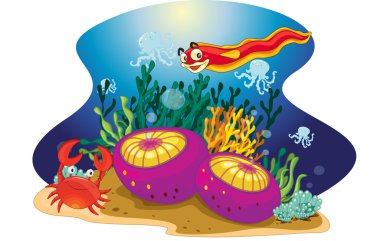 sea animals clipart