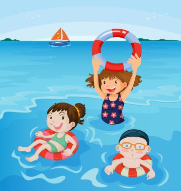 Beach fun clipart