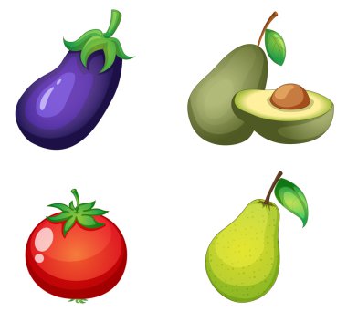 Fruits and vegitable clipart