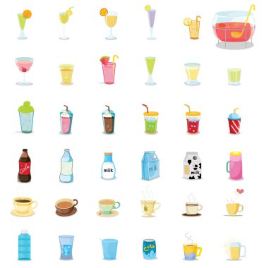 Mixed drinks clipart