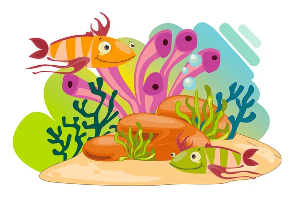 Ζώα της θάλασσας — Διανυσματικό Αρχείο