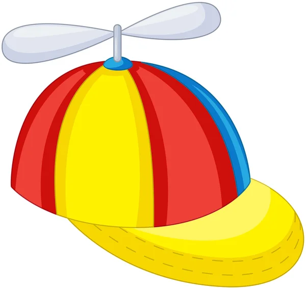 Abbildung der Mütze auf Weiß — Stockvektor