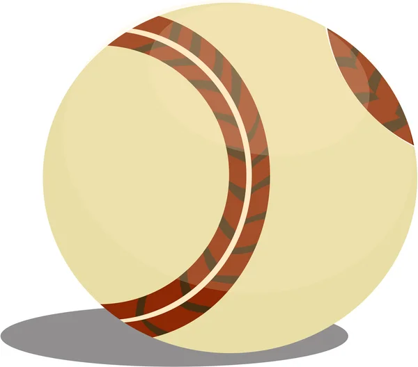 Illustrazione di palla su bianco — Vettoriale Stock