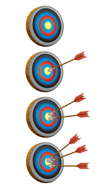 stock vector arrow target game