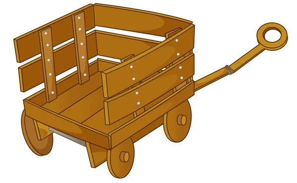 Grafický styl kreslených košíku — Stockový vektor
