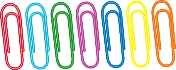 Paperclips — Stockvector