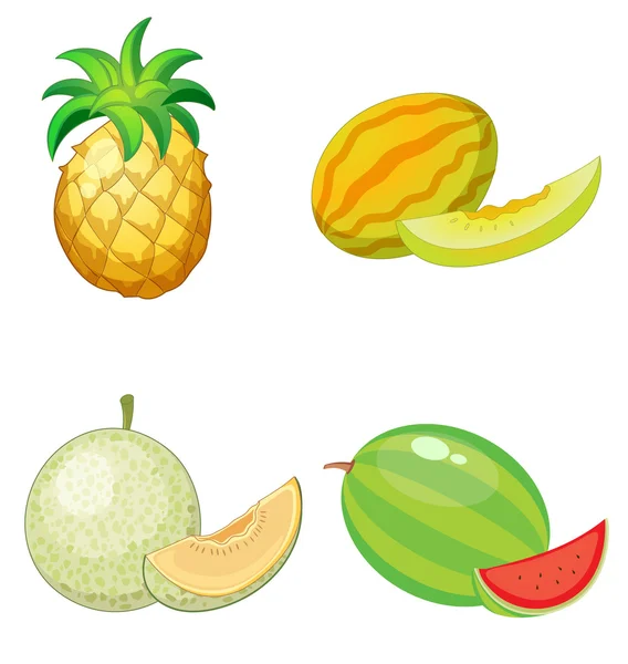 Frutas — Archivo Imágenes Vectoriales