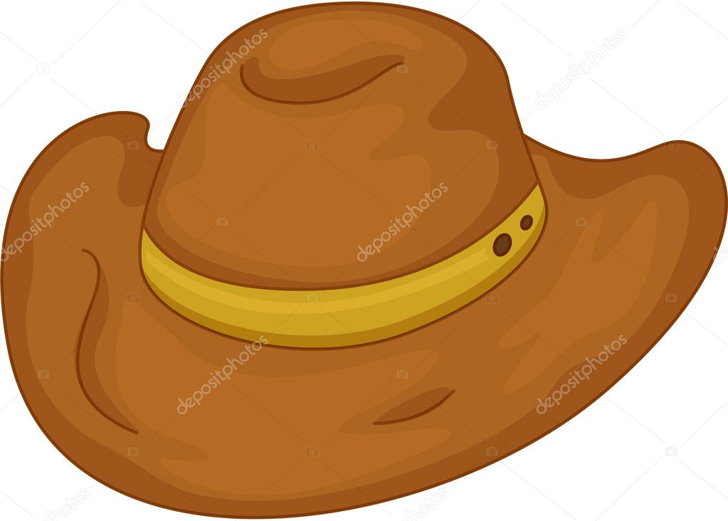 Clipart style cartoon of a hat