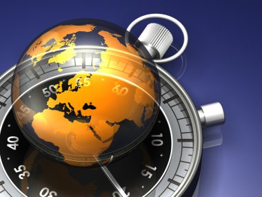 The World on Time clipart