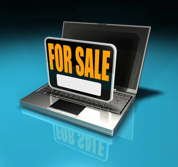 Computer in vendita — Foto Stock