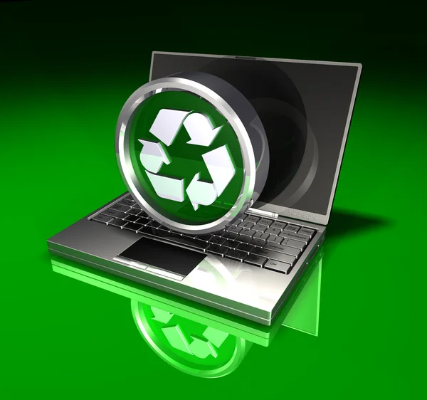 Recyklingu komputerów — Zdjęcie stockowe