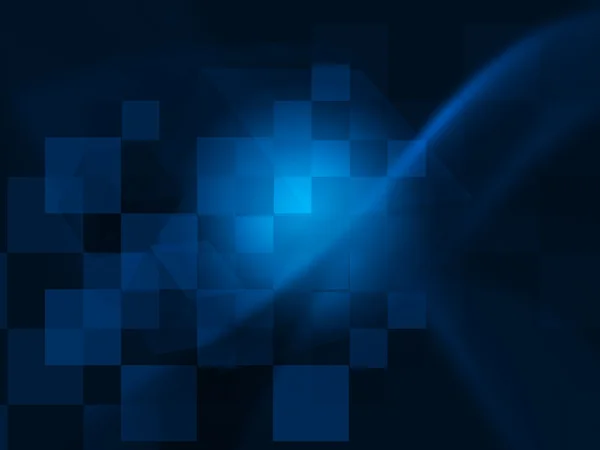 Glühend blauer Block Hintergrund — Stockfoto